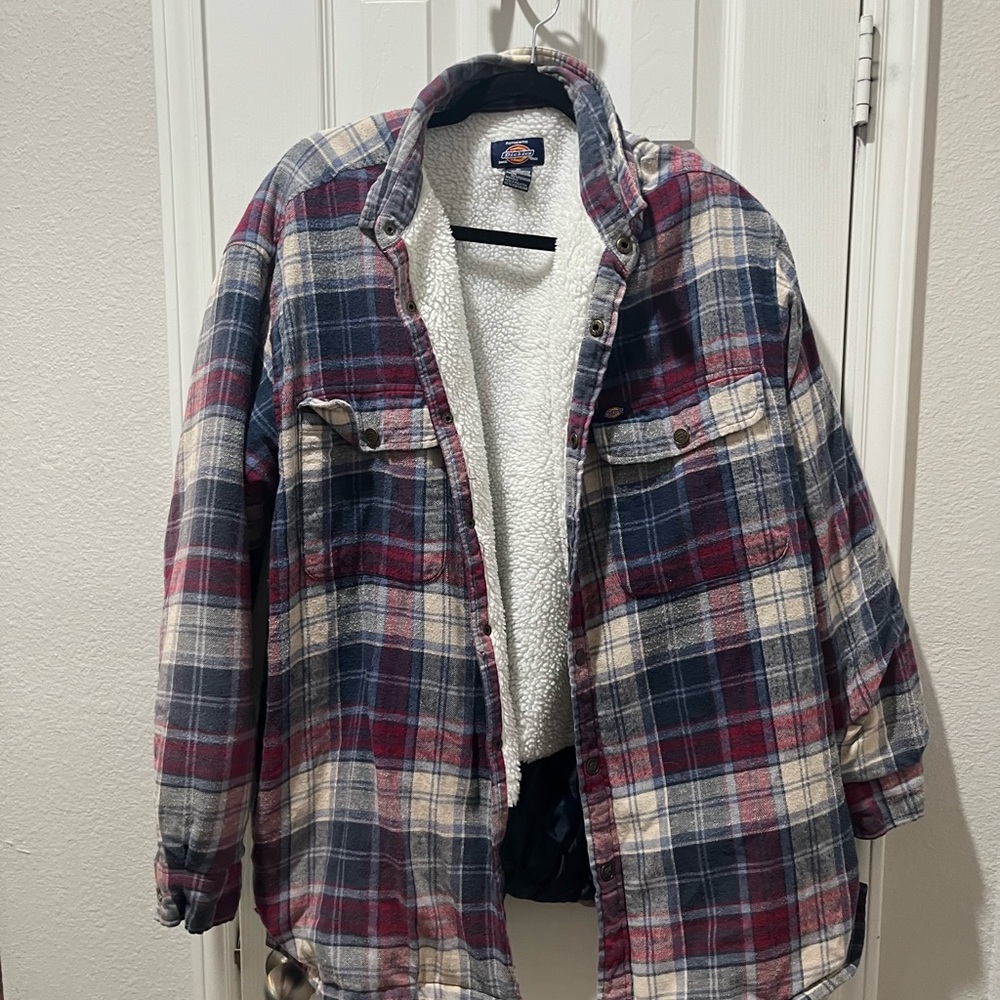 Dickies White Sherpa Jacket